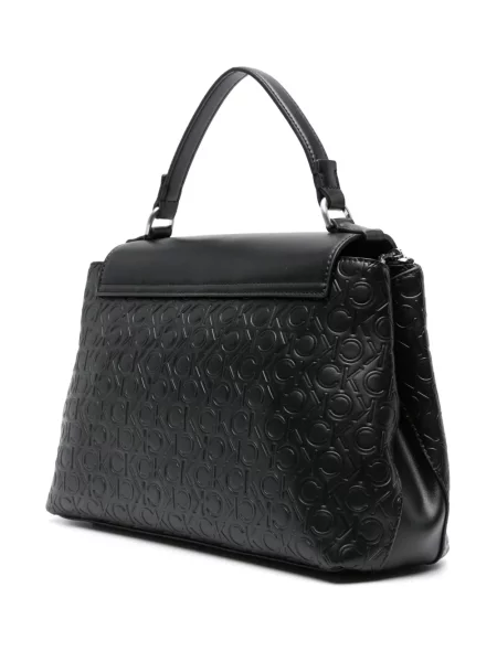Geantă Calvin Klein cu autograf negru