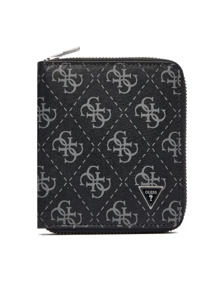 Guess Kožená peňaženka MILANO čierna