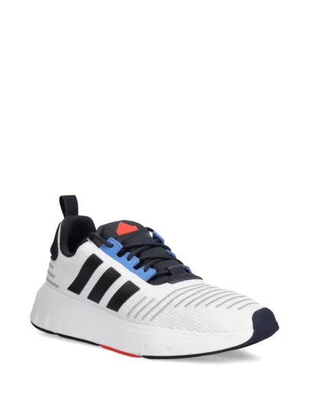 Sneakerși Adidas Cloudfoam alergare cu dungi cu platformă verde