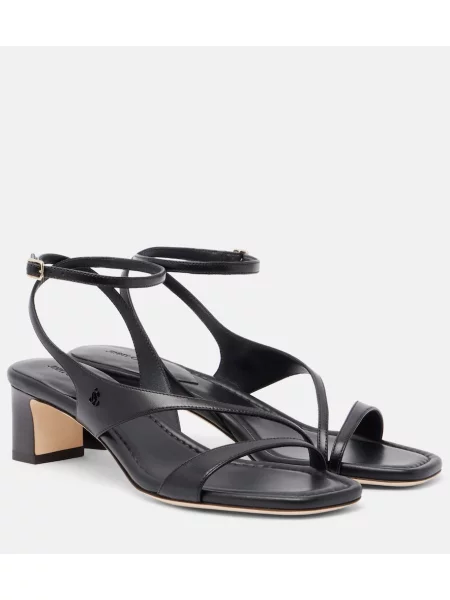 Sandale Jimmy Choo din piele slingback negru