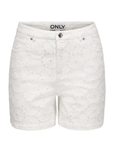 ONLY Pantaloni ONLPHINE-FIO' alb