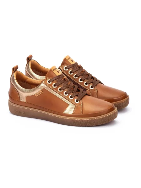 Sneakersy Pikolinos skórzane brązowe