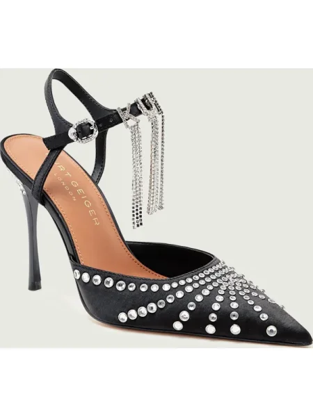 Pantofi Kurt Geiger de cristal negru
