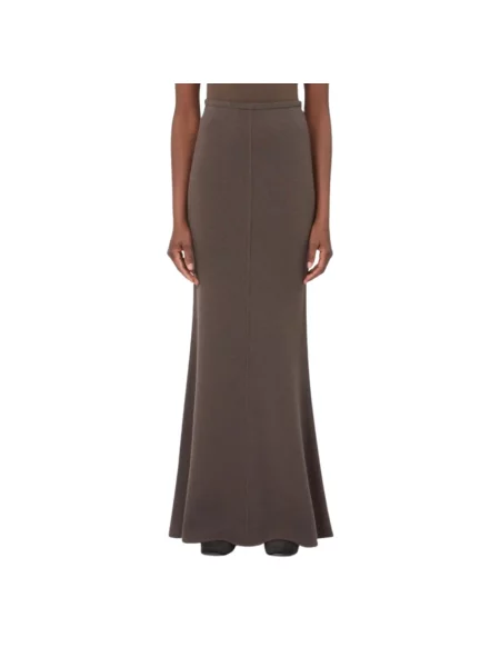 Spódnica maxi Max Mara brązowa