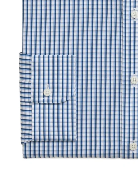 Cămașă Brooks Brothers în carouri albastru