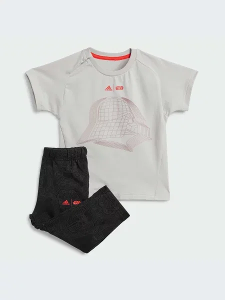 Костюмный костюм Adidas серый