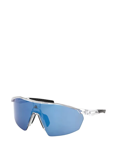 Ochelari de soare Adidas cu imprimeu geometric alb