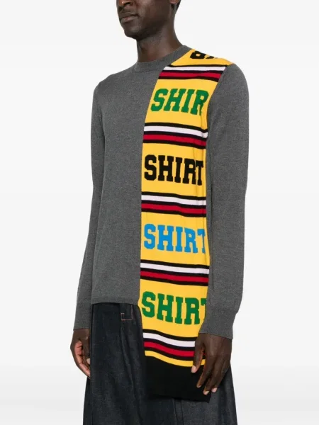 Pulover Comme Des Garçons Shirt de lână gri