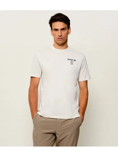 Napapijri Póló S-Swhol SS | Relaxed fit bézs