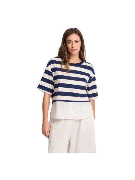 Koszulka Kocca w paski niebieska