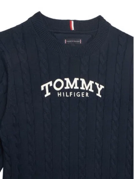 Gyerek szvetter Tommy Hilfiger rózsaszín