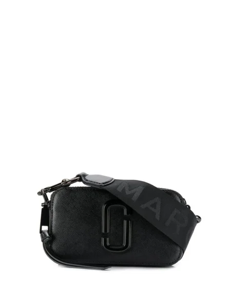 Kožená kožená taška Marc Jacobs černá