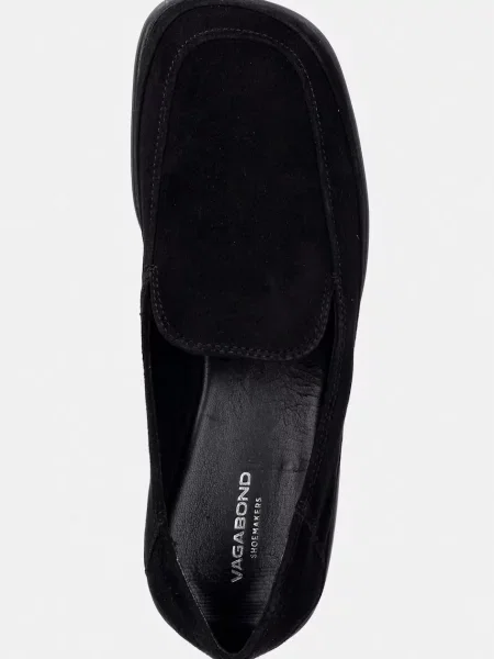Velúr félcipő Vagabond Shoemakers fekete