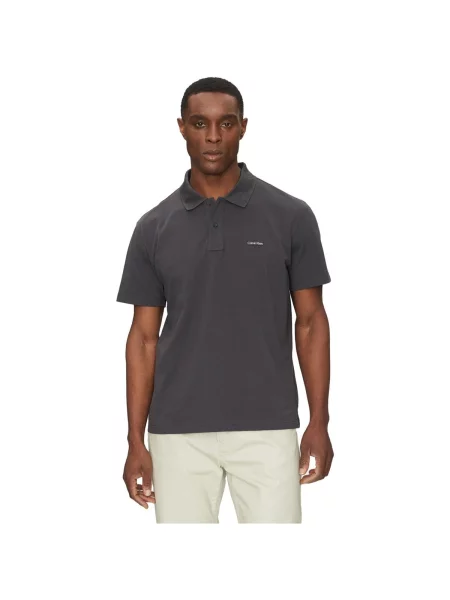 Calvin Klein Jeans Polokošile Šedá černé