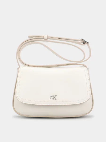 Calvin Klein CK FLAP CAMERA BAG Сумка Поліестер/поліуретан білий