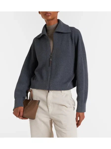 Cardigan Brunello Cucinelli gri