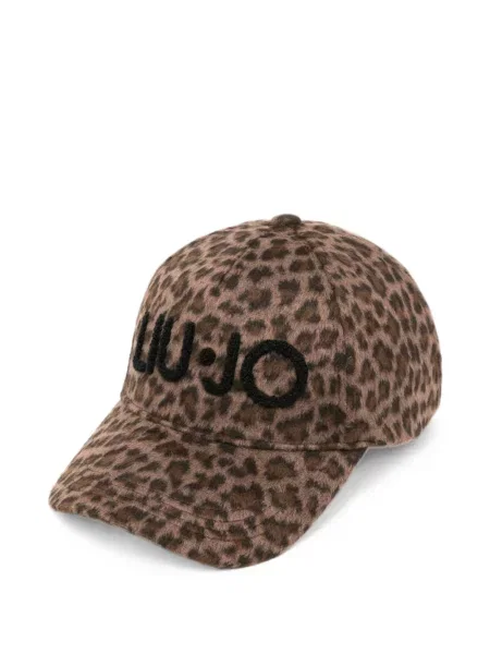 Șapcă Liu Jo cu imagine cu model leopard maro