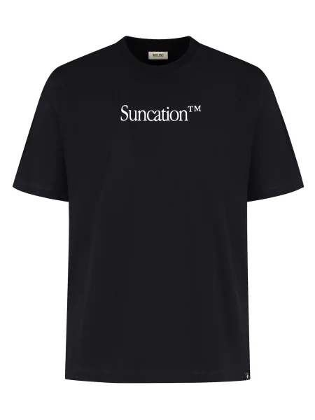 Shiwi Tricou Finn Suncation negru alb