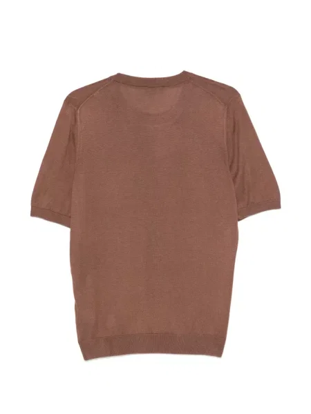 Tricou Barba tricotate maro