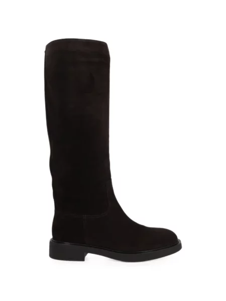 Cizme Gianvito Rossi din piele de căprioară maro