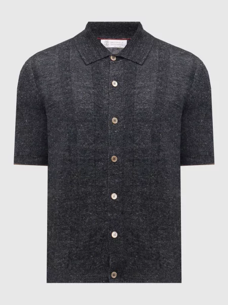 Рубашка Brunello Cucinelli серая