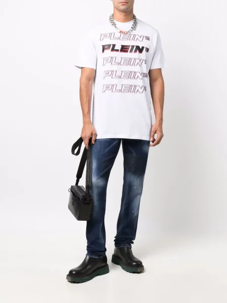 Koszulka Philipp Plein biała