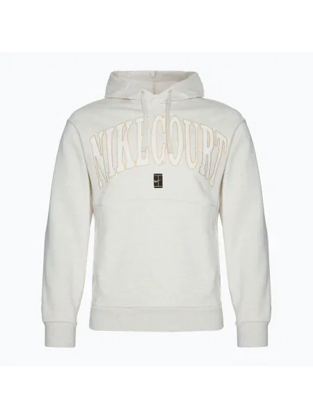 Hanorac de tenis pentru bărbați Nike Court Dri-Fit Heritage Hoodie light orewood brown / pale ivory maro