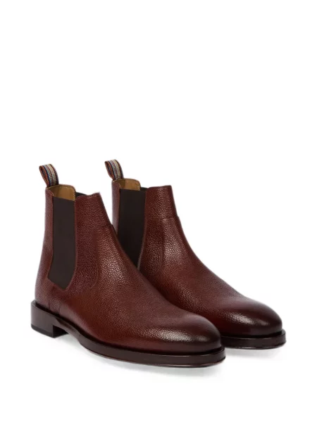 Botine Paul Smith din piele maro