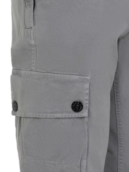 Pantaloni cargo Stone Island cu strasuri gri