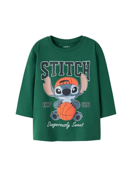 NAME IT Tricou NMMAMDRES STITCH safir / închis / verde închis / portocaliu deschis albastru