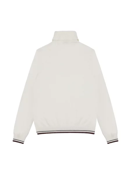Sweter Colmar klasyczny wełniany biały