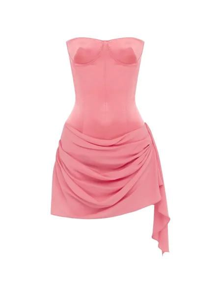 Rochie mini Alex Perry drapată roz