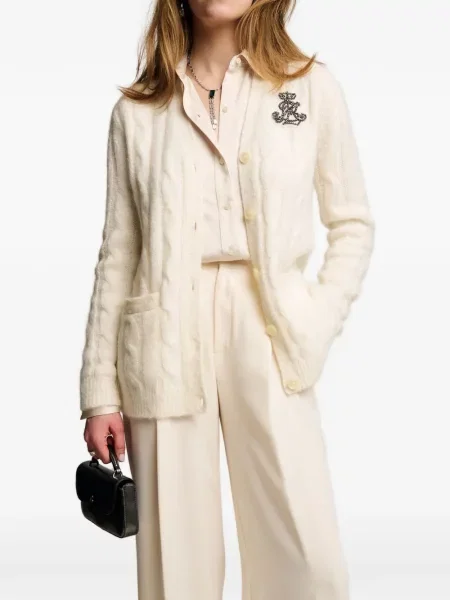 Cardigan Lauren Ralph Lauren tricotate cu autograf