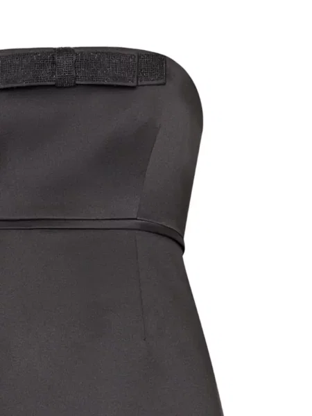 Rochie mini Milly cu funde de costum negru