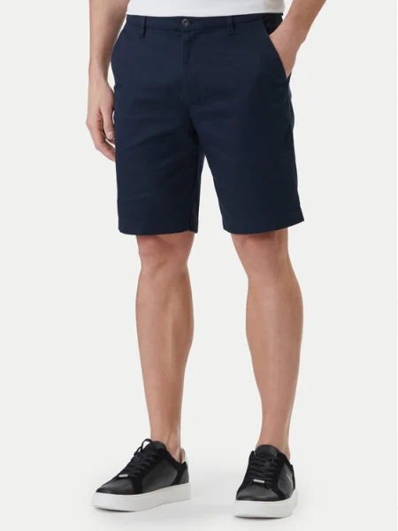 Calvin Klein Szövet rövidnadrág sötétkék