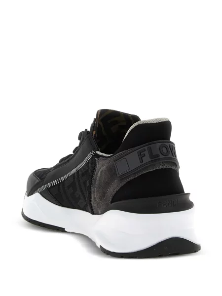 Sneakerși Fendi din jacard negru