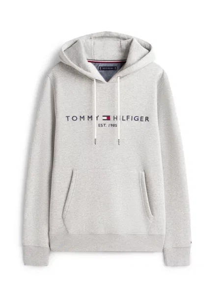 TOMMY HILFIGER Μπλούζα φούτερ ναυτικό μπλε / γκρι μελανζέ / κόκκινο λευκό