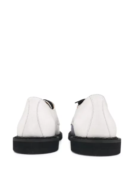 Pantofi derby Undercover din piele cu imagine alb
