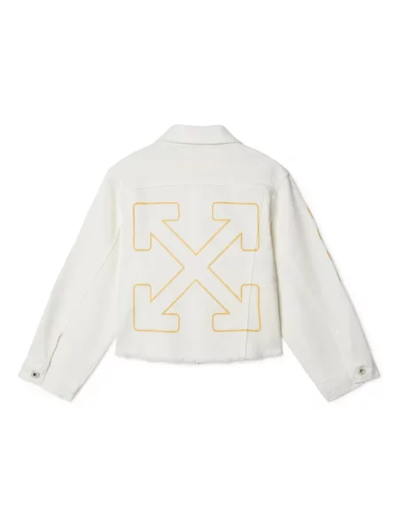 Kurtka jeansowa dziecięca Off-white biała