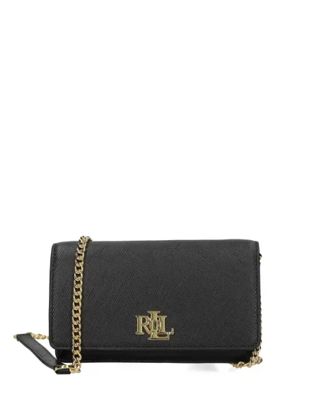 Body Lauren Ralph Lauren din piele negru
