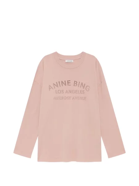 Lung tricou Anine Bing roz