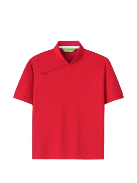 Top Shanghai Tang cu broderie roșu