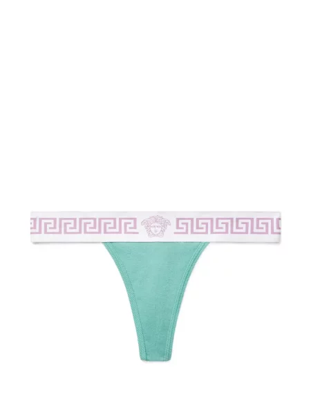 Chiloți tanga Versace verde