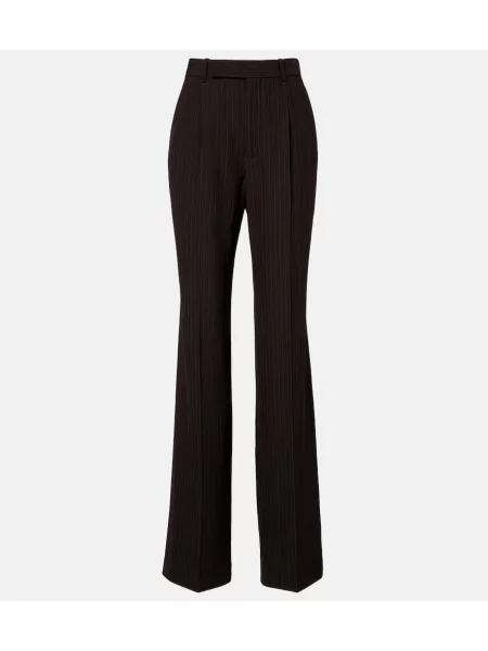 Вълнени панталон Saint Laurent кафяво