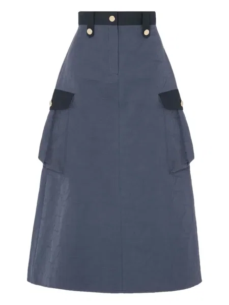 Maksi spódnica maxi Temperley London niebieska