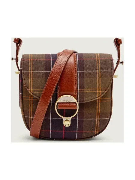 Barbour Geantă Tartan Maro verde