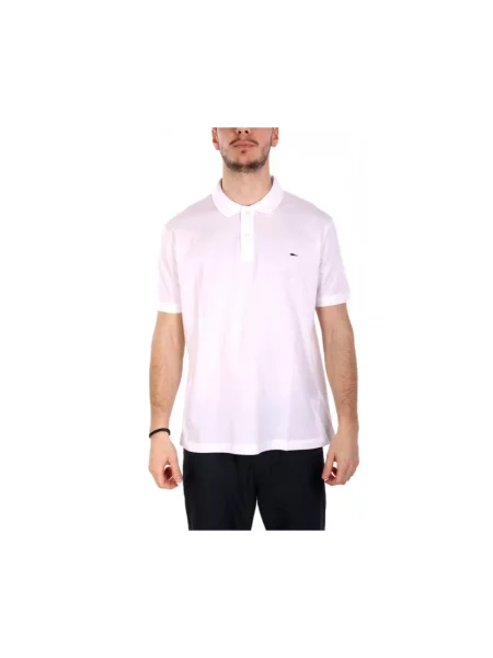 Koszulka polo Paul & Shark z krótkim rękawem biała