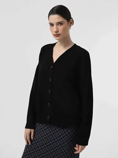 Кардиган Sewel вовна/акрил чорний