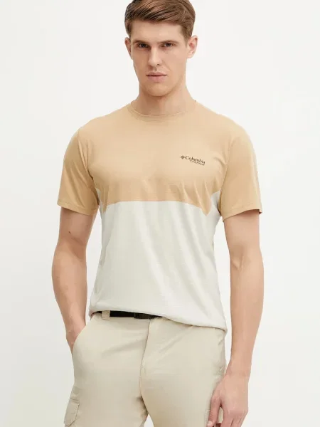 Športna kratka majica Columbia Cirque River bež