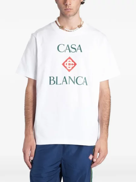Tricou Casablanca cu autograf alb